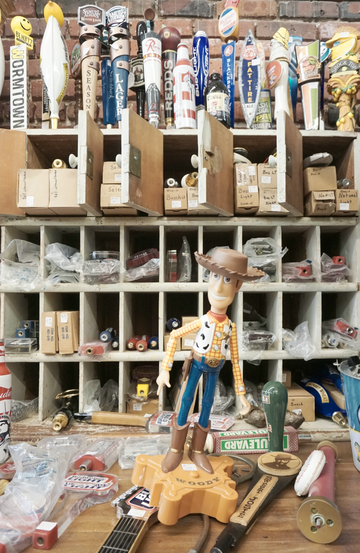 Walnut_Beer Taps and Woody